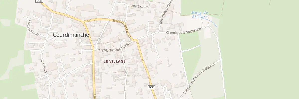 Plan du 22 Rue Vieille Saint-Martin à Courdimanche