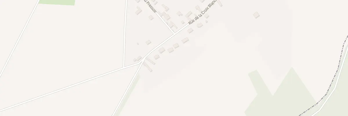 Plan du 10 Rue de la Croix Blanche au Mesnil-Théribus