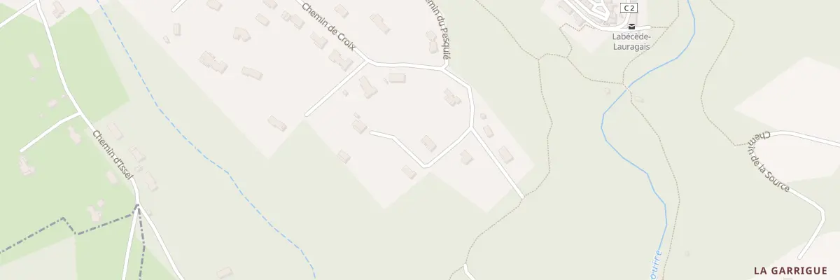 Plan du 14 Che du Pesquie à Labécède-Lauragais