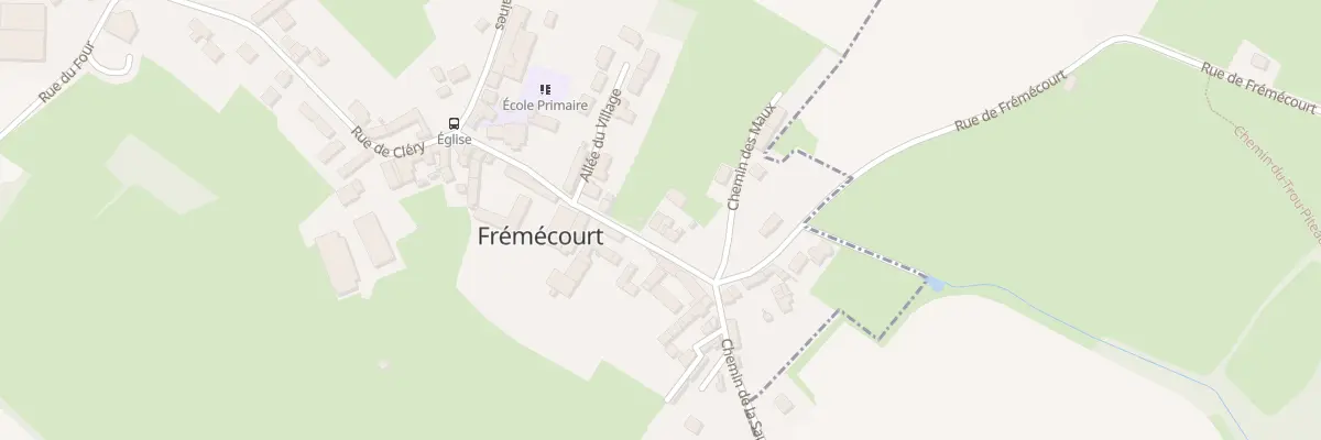 Plan du 8 Rue de Cléry à Frémécourt