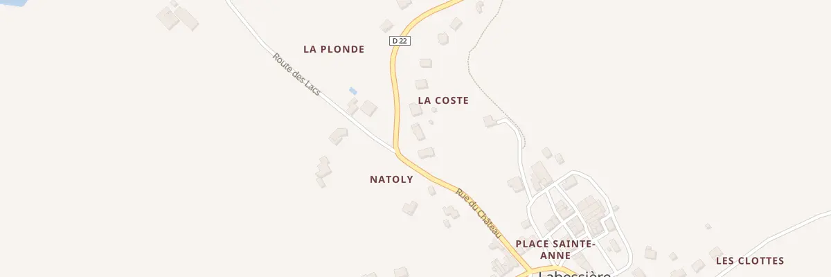 Plan du 5235 La Coste à Labessière-Candeil