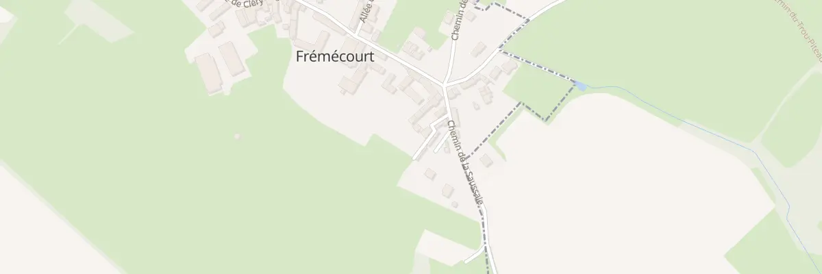 Plan du 5 Sen de Derriere les Murs à Frémécourt