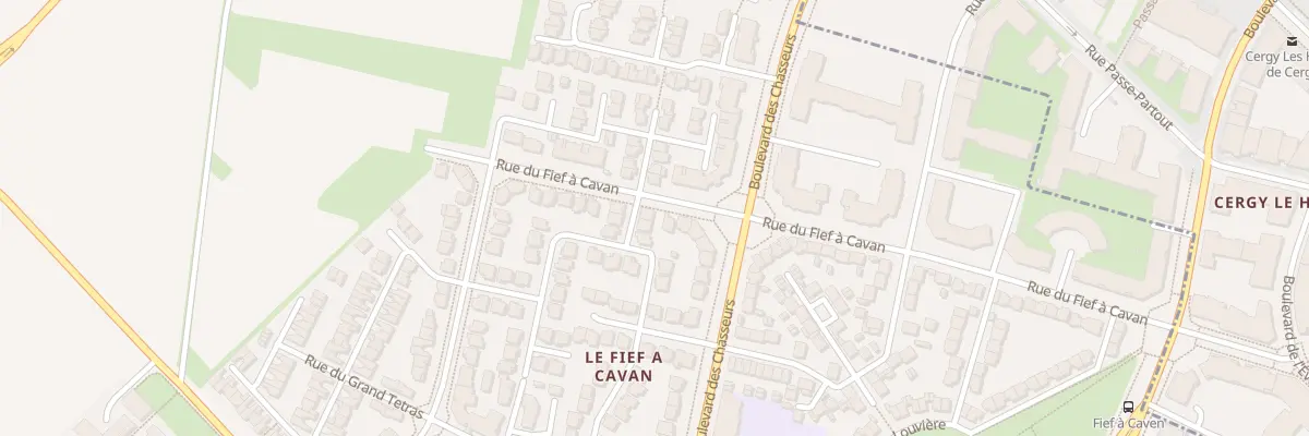 Plan du 1 Rue des Bernaches à Courdimanche