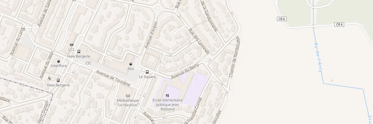 Plan du 13 Av du Berry à Villepreux