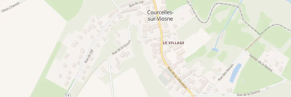 Plan du 5 Rue de la Groux à Courcelles-sur-Viosne
