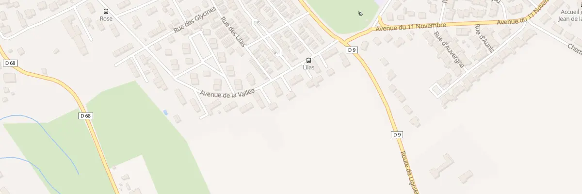 Plan du 68 Av de la Vallée à Issoudun