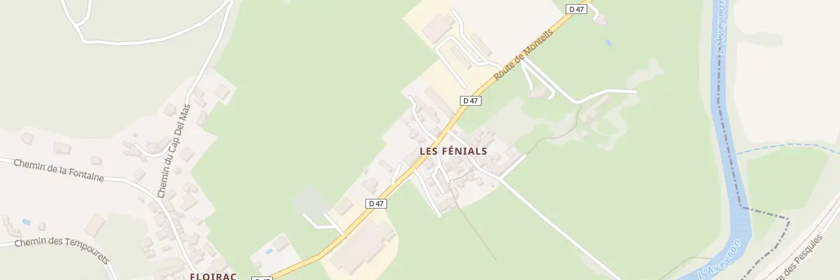 Plan du 5320 Les Fenials à Monteils