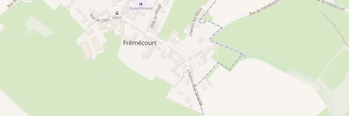 Plan du 9 Rue de Cléry à Frémécourt
