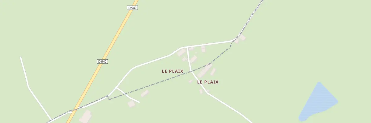 Plan du 8 Le Plaix à Pouligny-Notre-Dame