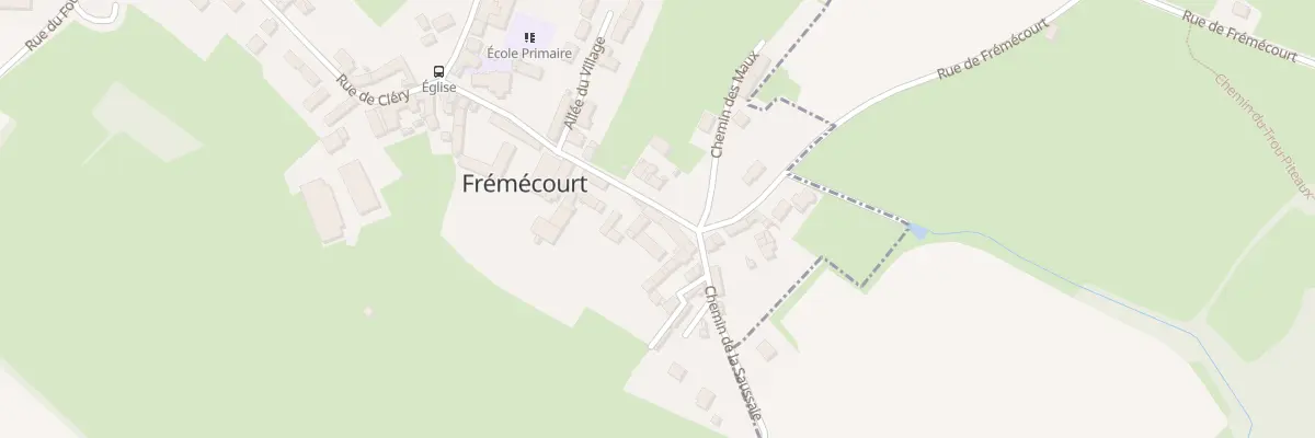 Plan du 11B Rue de Cléry à Frémécourt
