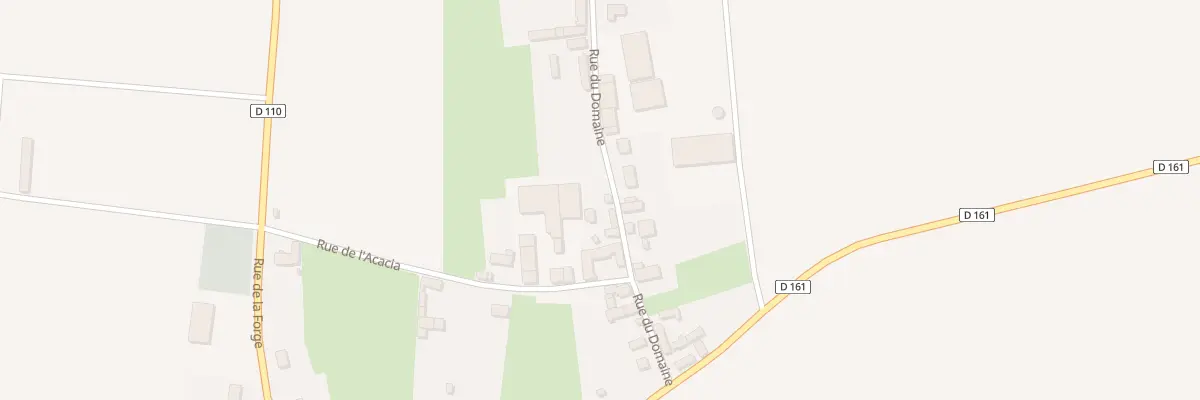 Plan du 5065 Rue du Domaine à Chaussy