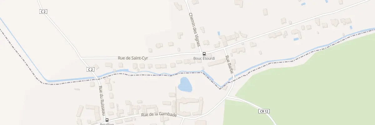 Plan du 25 Rue de St Cyr à Longvilliers