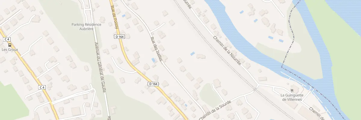 Plan du 152 Rue des Iselles à Villennes-sur-Seine