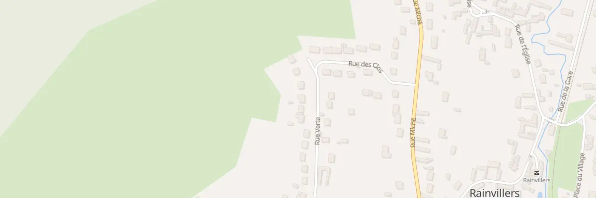 Plan du 23 Rue Verte à Rainvillers
