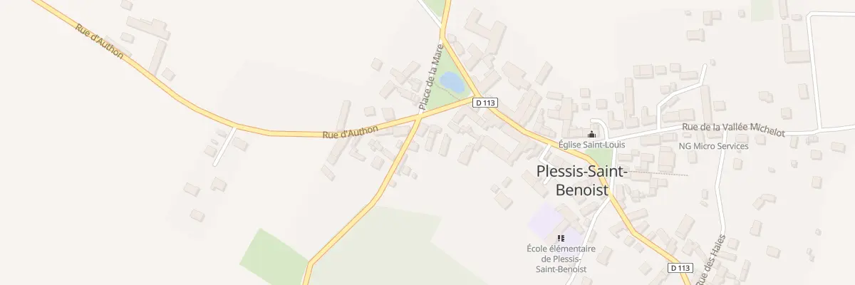 Plan du 7 Pl de la Mare à Plessis-Saint-Benoist