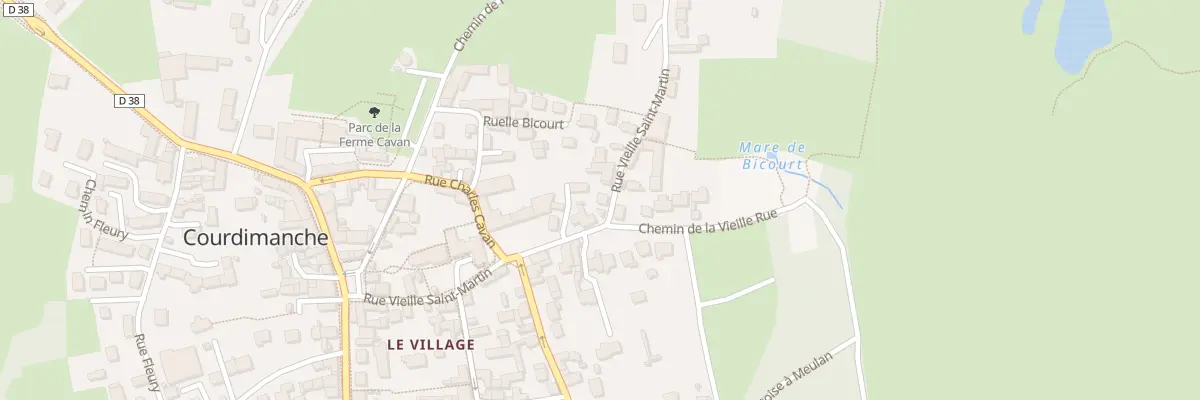 Plan du 17 Rue Vieille Saint-Martin à Courdimanche
