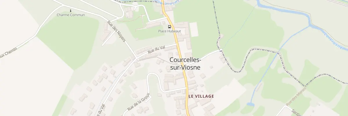 Plan du 6 Rue de la Libération à Courcelles-sur-Viosne