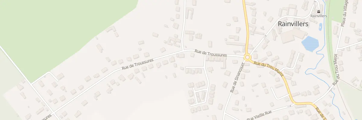 Plan du 7 Rue de Troussures à Rainvillers