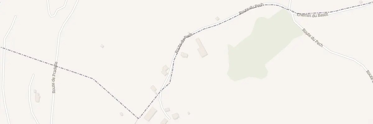 Plan du 887 Rte du Pech à Camburat