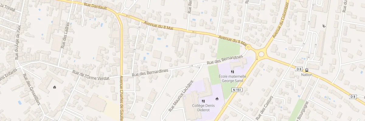 Plan du 111 Rue des Bernardines à Issoudun