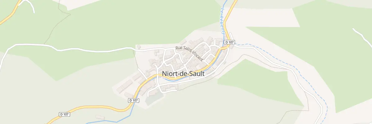 Plan du 90 Le Village à Niort-de-Sault