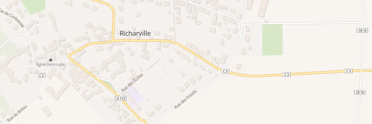 Plan du 10B Rue du Marteau à Richarville
