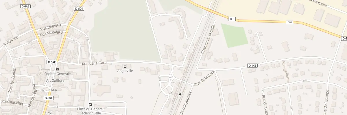 Plan du 31 Rue de la Gare à Angerville