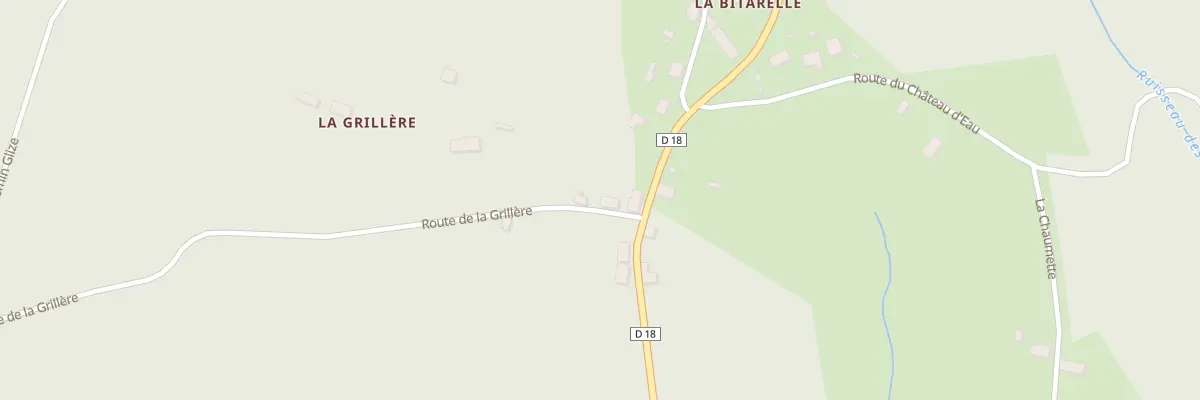 Plan du 26 Rte de la Grillère à Gros-Chastang