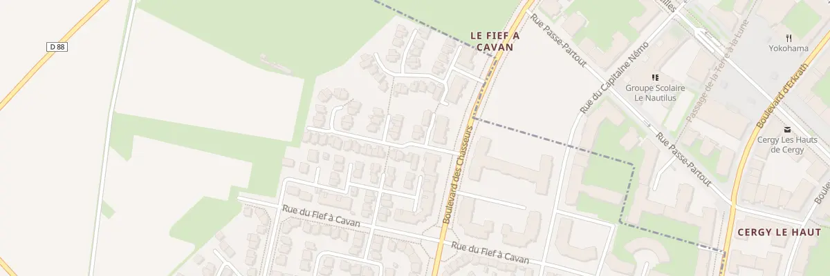 Plan du 8 All de la Couronne Boreale à Courdimanche