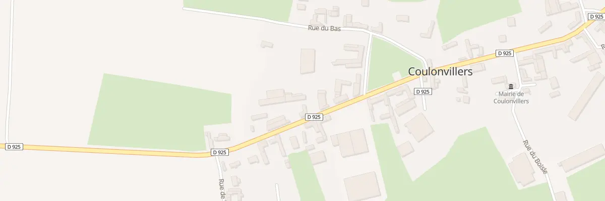 Plan du 7 Rte d’Abbeville à Coulonvillers