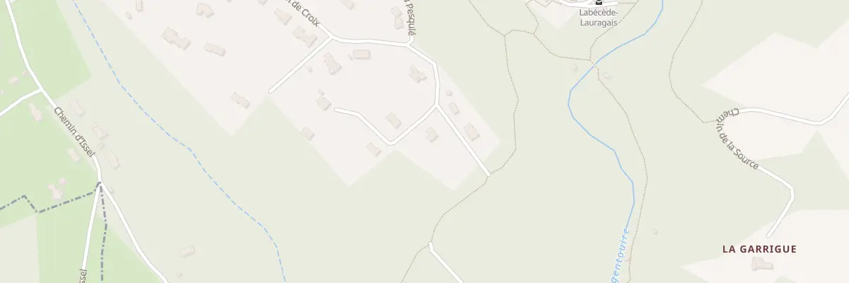 Plan de Che de la Croix à Labécède-Lauragais