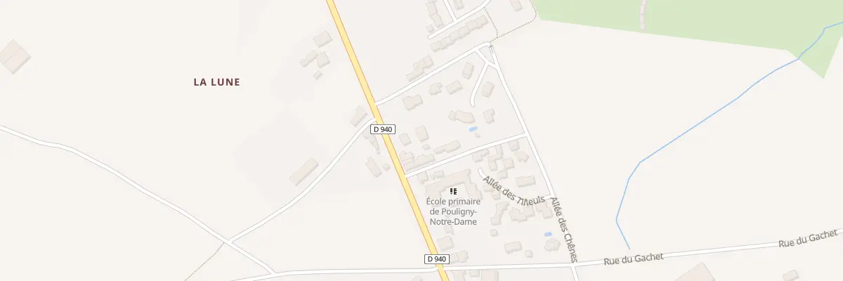 Plan du 7 Rue de la Chaume Blanche à Pouligny-Notre-Dame