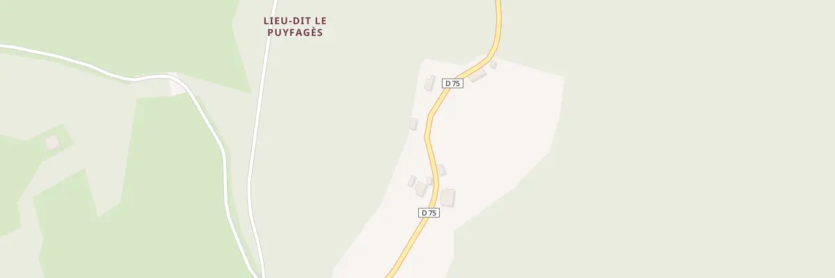 Plan du 5216 Le Perol à Hautefage