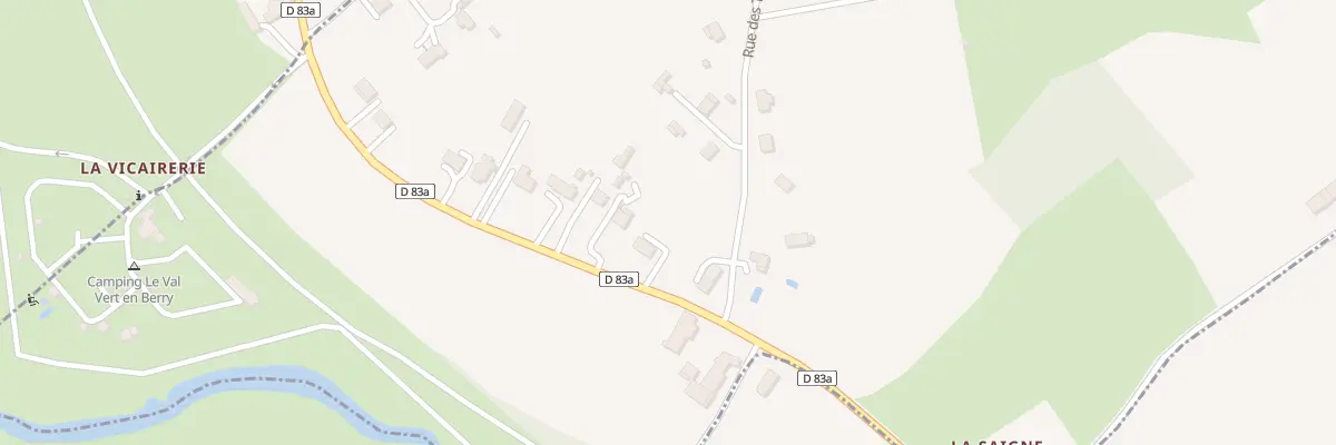 Plan du 25 Rte de Briantes à Lacs