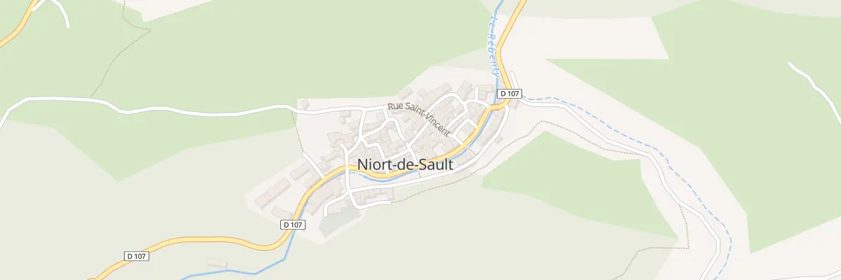 Plan du Village à Niort-de-Sault
