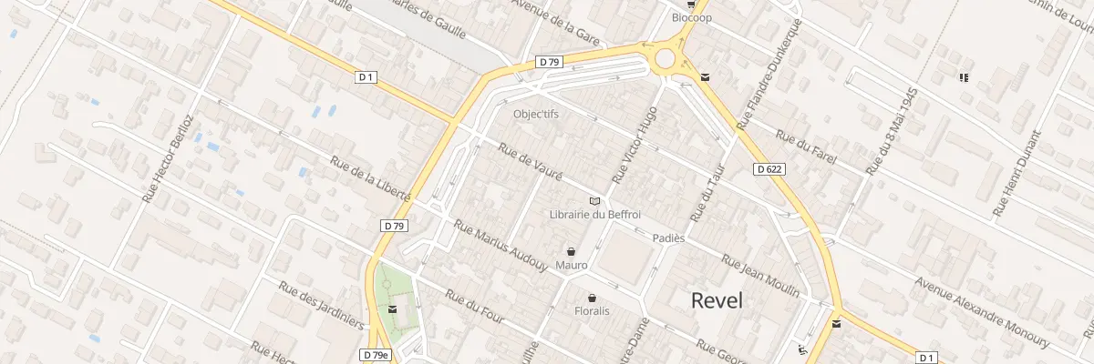 Plan du 1 Rue du Cap-Martel à Revel