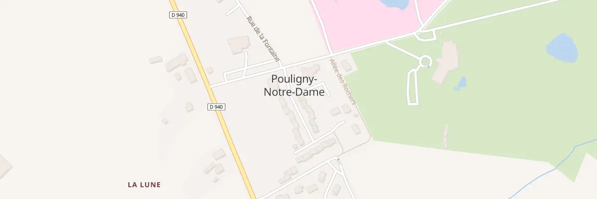 Plan du 14 All de la Fontvieille à Pouligny-Notre-Dame