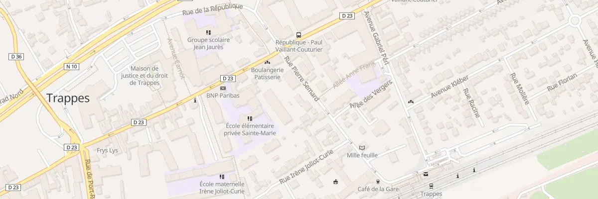 Plan du 4B Rue Pierre Semard à Trappes