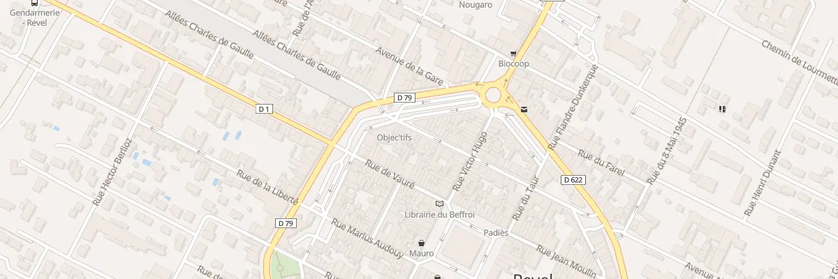 Plan du 29 Rue du Temple à Revel