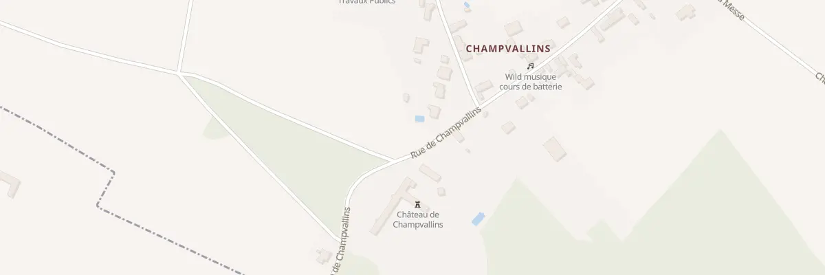 Plan du 924 Rue de Champvallins à Sandillon