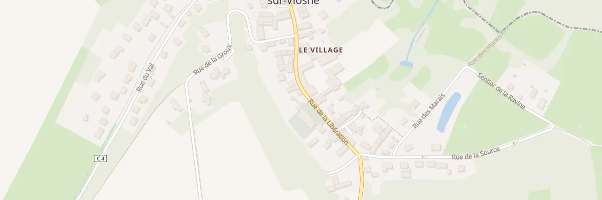 Plan du 26 Rue de la Libération à Courcelles-sur-Viosne