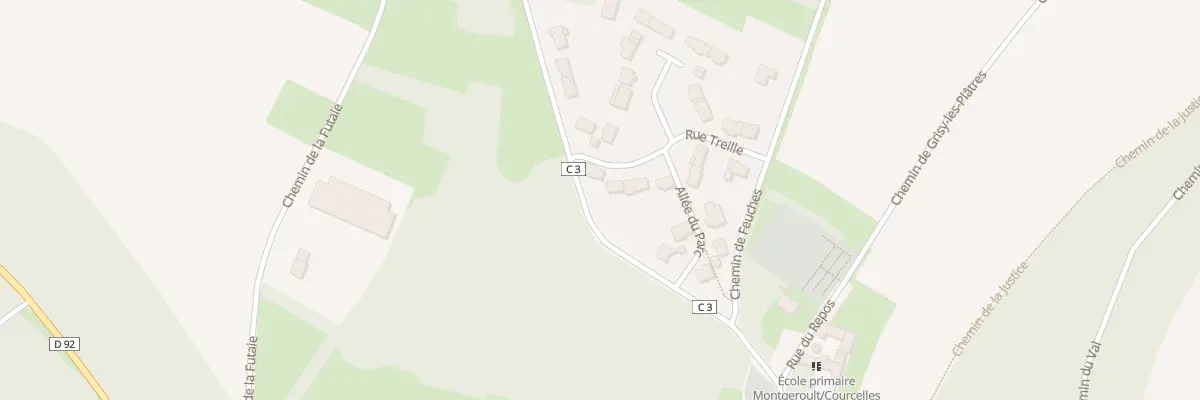 Plan du 2 Rue Treille à Montgeroult