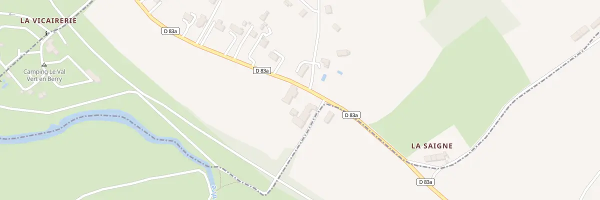 Plan du 30 Rte de Briantes à Lacs
