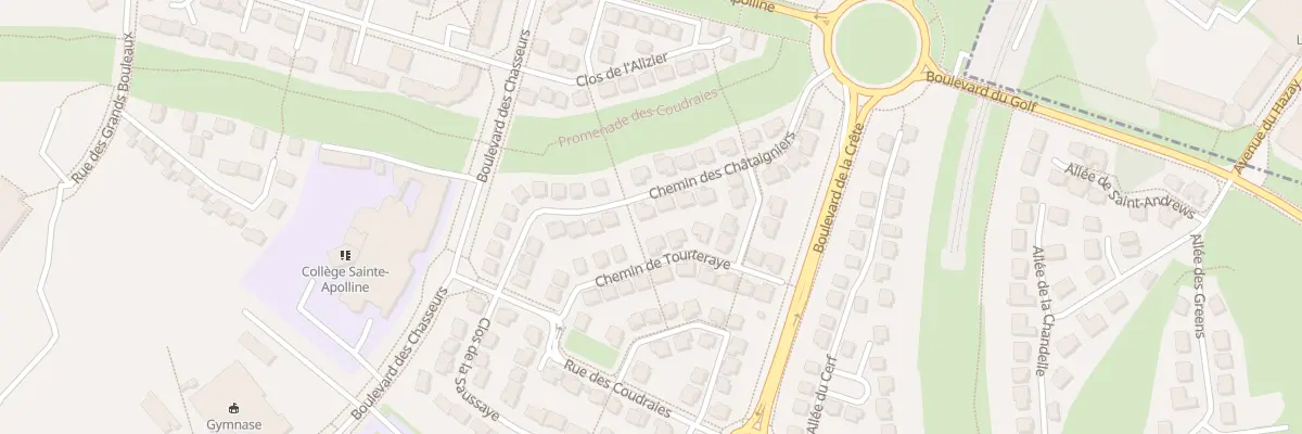 Plan du 15 Che des Chataigniers à Courdimanche
