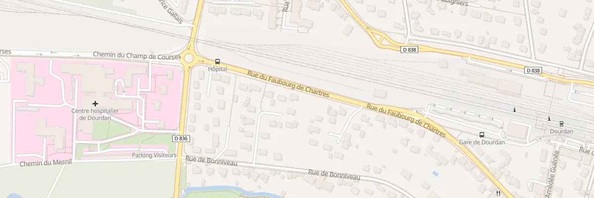 Plan du 71 Rue du Faubourg de Chartres à Dourdan