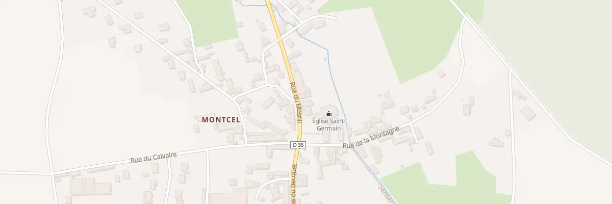 Plan du 4 Rue du Mesnil à Montchevreuil