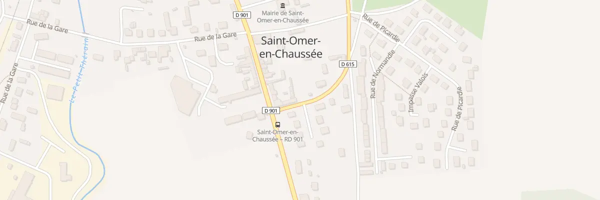 Plan du 1 Rte d’Oudeuil à Saint-Omer-en-Chaussée
