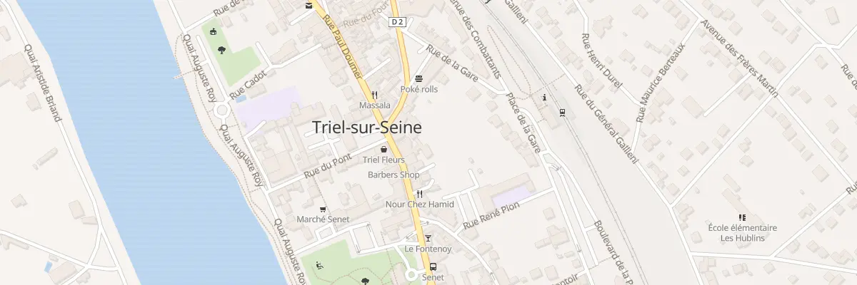 Plan du 182 Rue Paul Doumer à Triel-sur-Seine