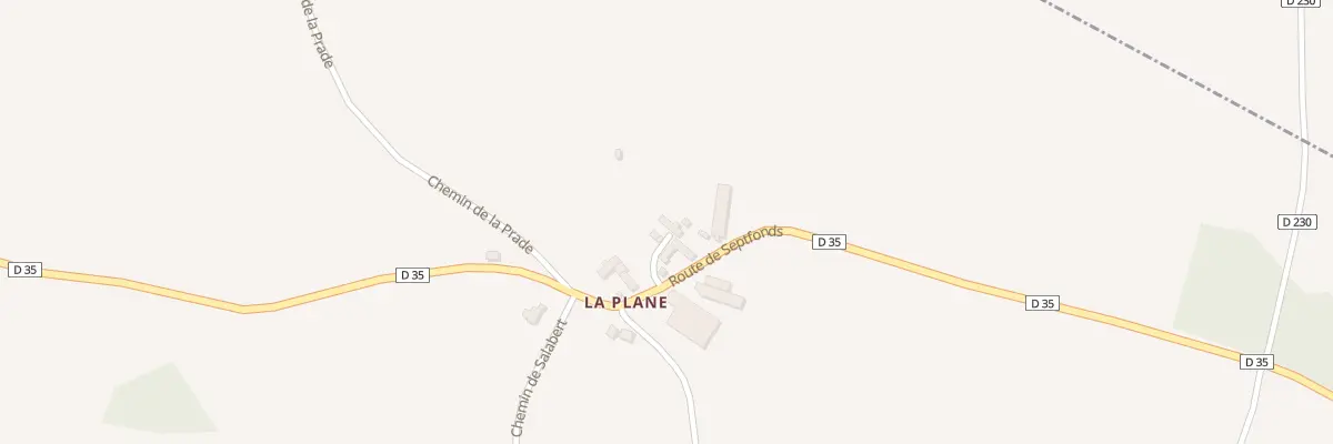 Plan du 5114 La Plane Nord à Montsalès