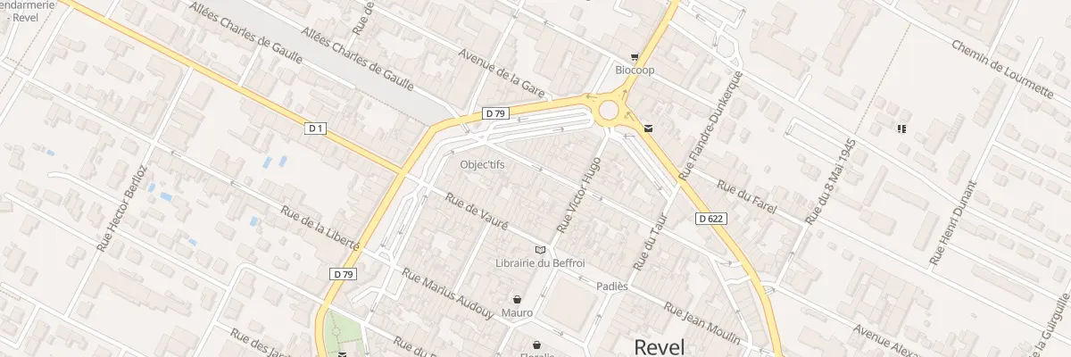Plan du 21 Rue du Temple à Revel